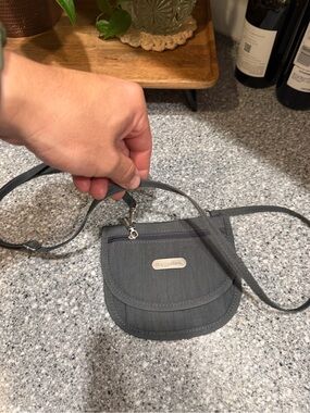 Baggallini Gray Petite Crossbody Bag